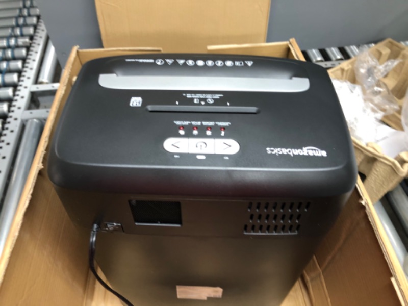 Photo 5 of Amazon Basics 12 Sheet Micro-Cut Paper,Credit Card and CD Shredder for Office/Home