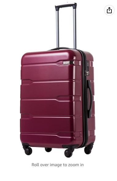 Photo 1 of Coolife Luggage Expandable(only 28") Suitcase PC+ABS Spinner Built-In TSA lock 20in 24in 28in Carry on