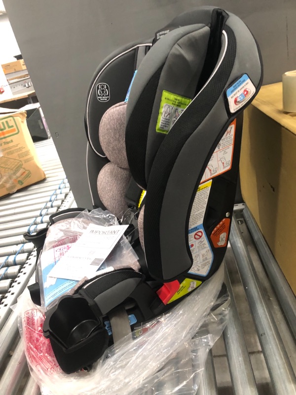 Photo 4 of Graco SlimFit 3 in 1 Car Seat -Slim & Comfy Design Saves Space in Your Back Seat, Darcie, One Size