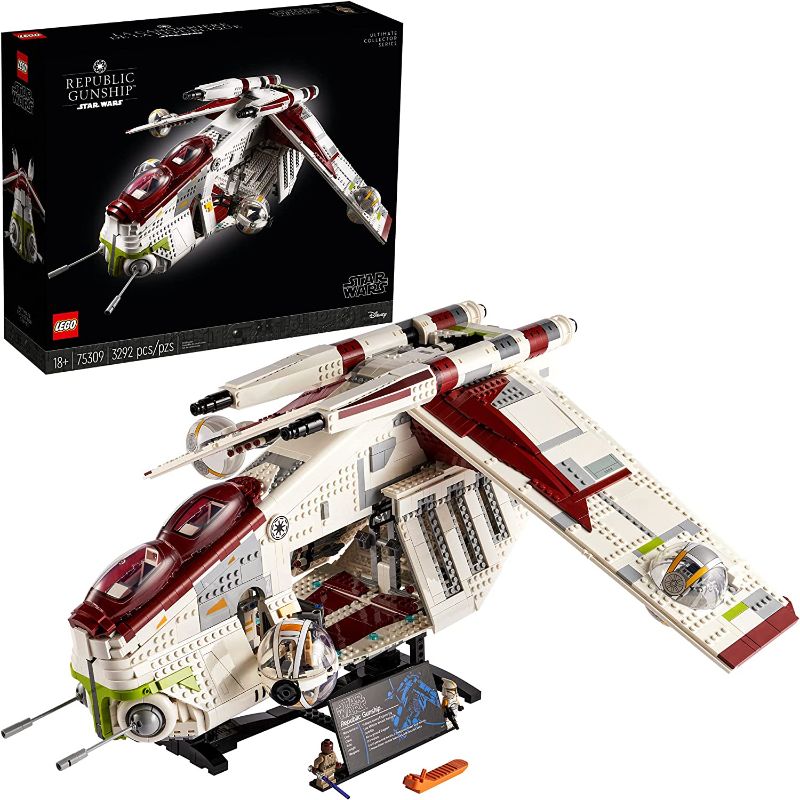 Photo 1 of LEGO Star Wars Republic Gunship 75309 Building Kit; Cool, Ultimate Collector Series Build-and-Display Model (3,292 Pieces)