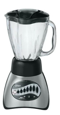 Photo 1 of Oster® Classic Series 16 Speed Blender With 5-cup Glass Jar, Brushed Nickel
