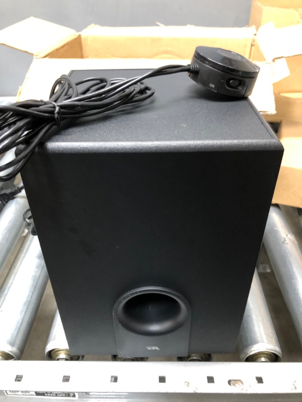 Photo 2 of Cyber Acoustics CA-3602FFP 2.1 Speaker Sound System with Subwoofer and Control Pod - Great for Music, Movies, Multimedia Pcs, Macs, Laptops and Gaming Systems
