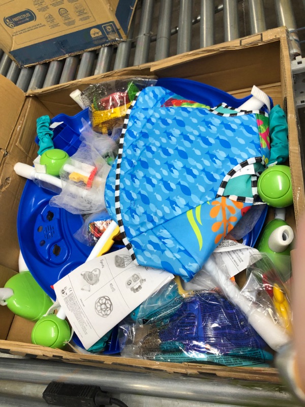 Photo 1 of Baby Einstein Neptune's Ocean Discovery Activity Jumper, Ages 6 months +, Multicolored, 32 x 32 x 33.13"
