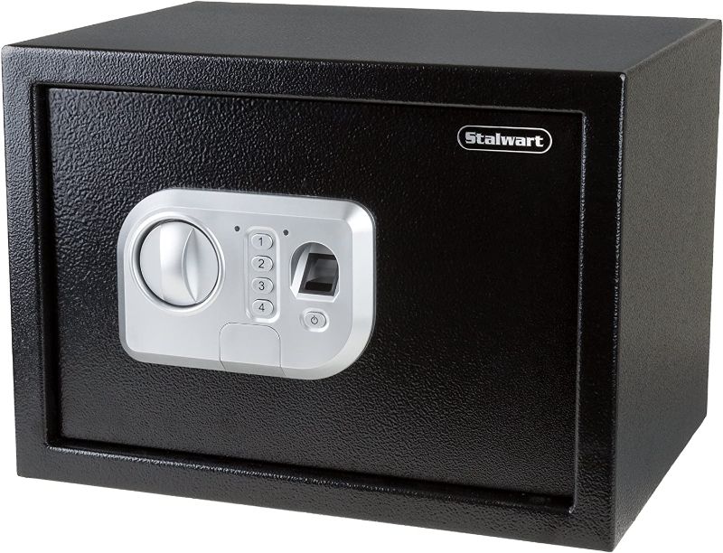 Photo 1 of Stalwart 65-FIN-25 Electronic Safe, Small Biometric, Black
