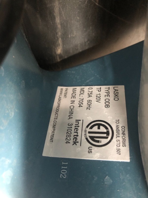 Photo 2 of Lasko U12104 High Velocity Pro Pivoting Utility Fan for Cooling, Ventilating, Exhausting and Drying at Home, Job Site and Work Shop, Black 12104 12.2 x 9.6 x 12.3 inches