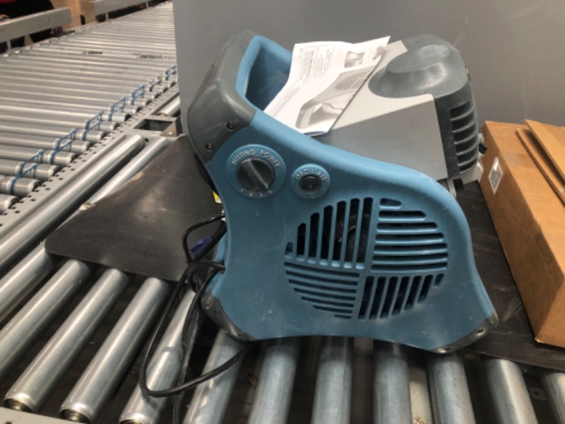 Photo 4 of Lasko U12104 High Velocity Pro Pivoting Utility Fan for Cooling, Ventilating, Exhausting and Drying at Home, Job Site and Work Shop, Black 12104 12.2 x 9.6 x 12.3 inches