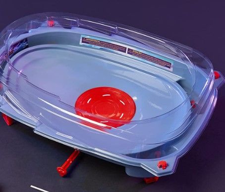 Photo 1 of BEYBLADE Burst Surge Speedstorm Motor Strike Battle Set -- Battle Game playset with Motorized Stadium