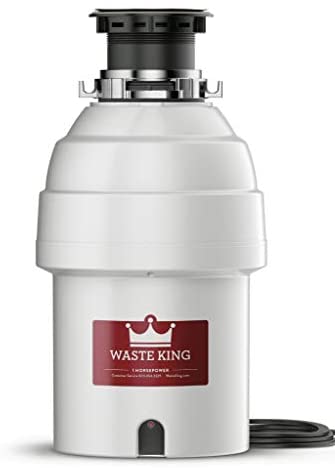 Photo 1 of **MISSING CONNECTOR**
Waste King Legend Series 1 HP Continuous Feed Garbage Disposal with Power Cord - (L-8000)
