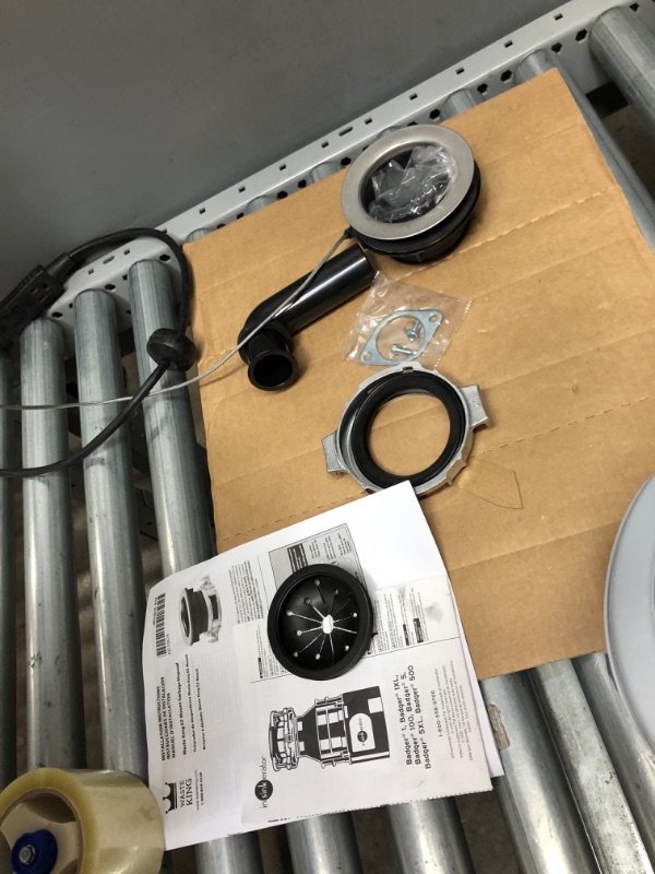 Photo 4 of **MISSING CONNECTOR**
Waste King Legend Series 1 HP Continuous Feed Garbage Disposal with Power Cord - (L-8000)
