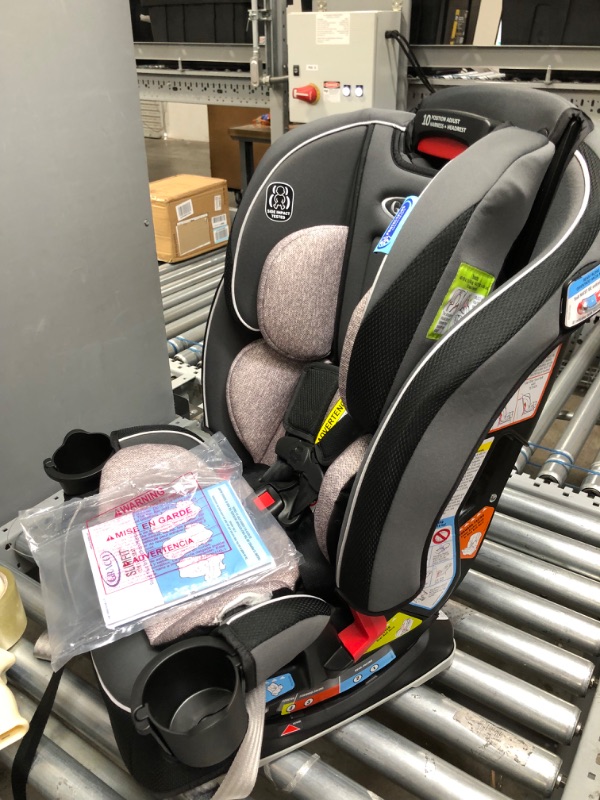 Photo 4 of Graco SlimFit 3 in 1 Car Seat -Slim & Comfy Design Saves Space in Your Back Seat, Darcie, One Size
