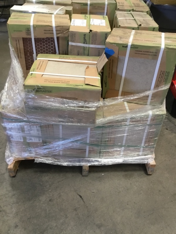 Photo 3 of  SOLD ON PALLET ***
42 TrafficMaster
Manvel Ash 12 in. x 12 in. Ceramic Floor and Wall Tile (10.67 sq. ft. / BOX)
 ** SOME TILES MAYBE BE BROKEN/CRACKED/AND OTHER MINOR DAMAGES***