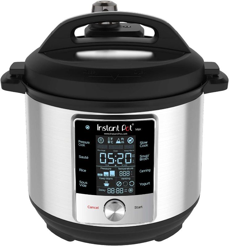 Photo 1 of ****PARTS ONLY***
Instant Pot Max 6 Quart Multi-use Electric Pressure Cooker with 15psi Pressure Cooking, Sous Vide, Auto Steam Release Control and Touch Screen