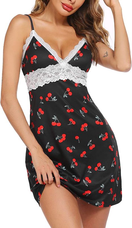 Photo 1 of Ekouaer Sleepwear Womens Chemise Nightgown Full Slip Lace Lounge Dress
SIZE XXL