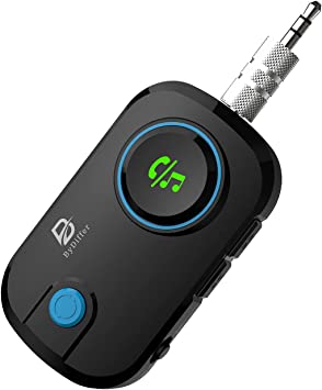 Photo 1 of ByDiffer Dual Link Bluetooth 5.0 Audio Transmitter Receiver Sharing for up 2 Headphones, 3 in 1 Low Latency Wireless Adapter Splitter for TV Airplane Car Home Stereo System (2 Aux Cables Included)
