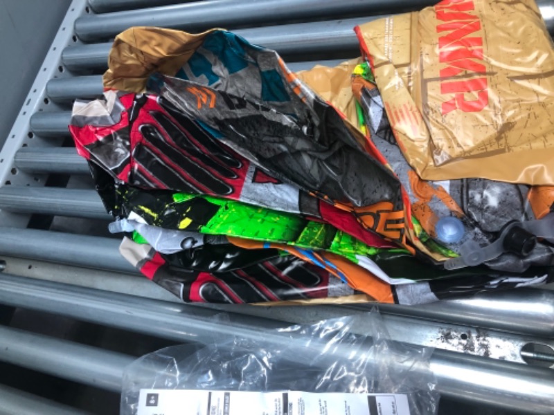 Photo 1 of NERF BUNKR Battle Royale Inflatable Bunker Battlezone - 5 Piece Barricade Set - Crates and Barrels - Perfect for NERF Party NERF War
