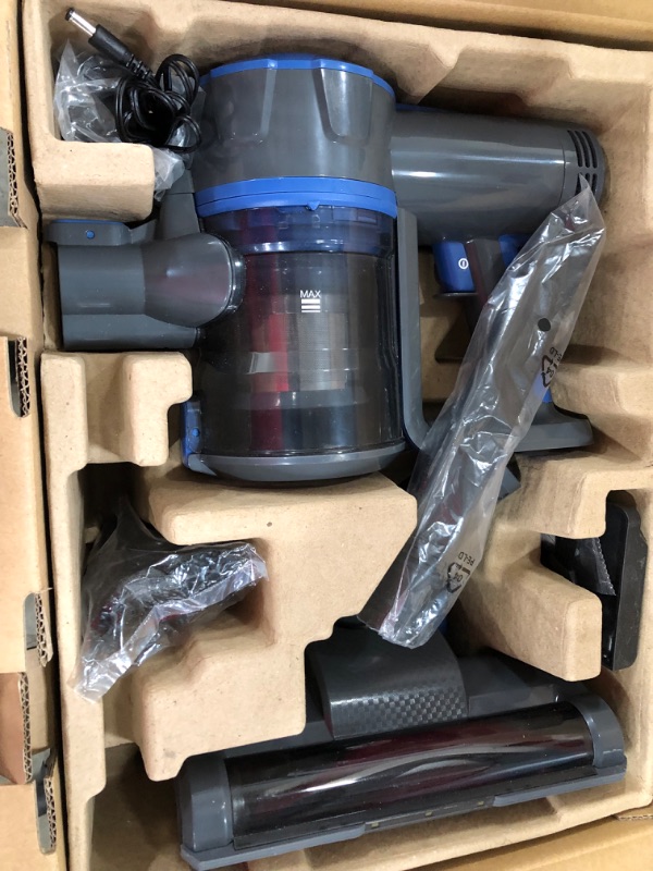 Photo 1 of EIOEIR Cordless Stick Vacuum Cleaner, 45 Minutes Run-Time, 4 in 1 Lightweight Stick Vacuum 200W, 3 Power Modes, HEPA Filter for Hardwood Floors, Carpet, Pet Hair, Car (E20 Pro)
