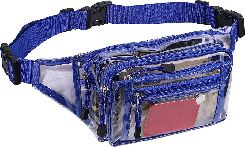Photo 1 of Clear Multi-purpose Fanny Pack for Women for Work, Waist Bag for Travel & Sporting Event