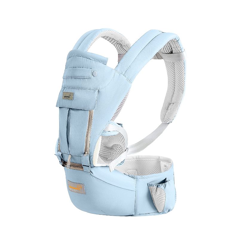 Photo 1 of Baby Carrier Wrap Newborns to Toddler with Hip Seat Lumbar Support Perfect for 7-66lbs All Seasons All Position 