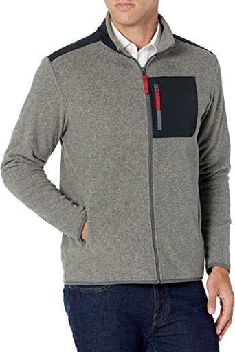 Photo 1 of Amazon Essentials Men's Full-Zip Polar Fleece Jacket
