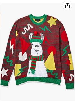 Photo 1 of Blizzard Bay Men's Ugly Christmas Sweater Llama 2 pack 
xl
