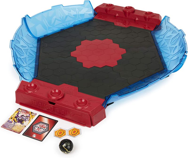 Photo 1 of Bakugan Battle League Coliseum, Deluxe Game Board with Exclusive Fused Howlkor x Serpenteze, Kids Toys for Boys Ages 6 and up
