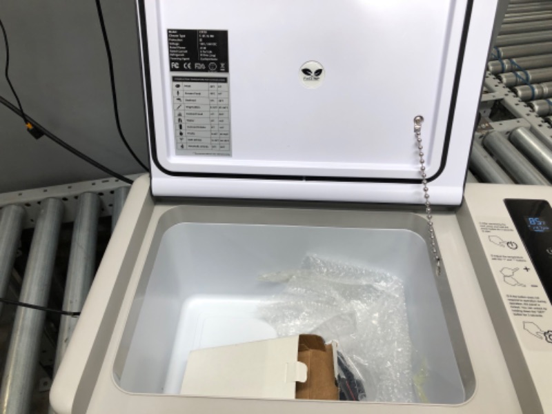Photo 1 of F40C4TMP Portable Refrigerator 20 Quart 12 Volt Freezer (-7.6?~50?) Car Fridge With Compressor 110-240V AC For Camping, Truck, RV, Travel, Boat and Home Use
