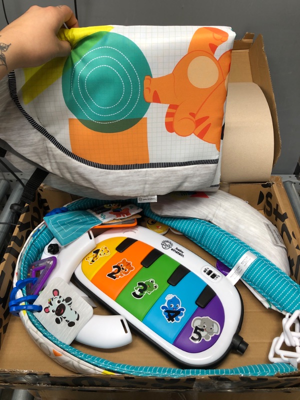 Photo 2 of Baby Einstein 4-in-1 Kickin' Tunes Music and Language Play Gym and Piano Tummy Time Activity Mat
