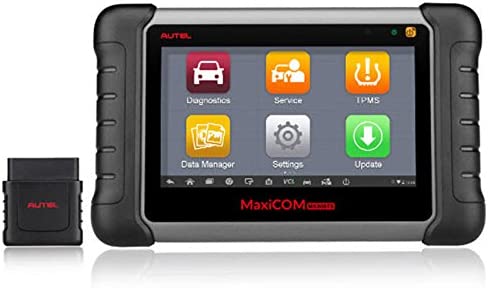 Photo 1 of MaxiCOM MK808TS Gray All Systems Code Reader with Full TPMs Functionality, ** missing obd plug**
