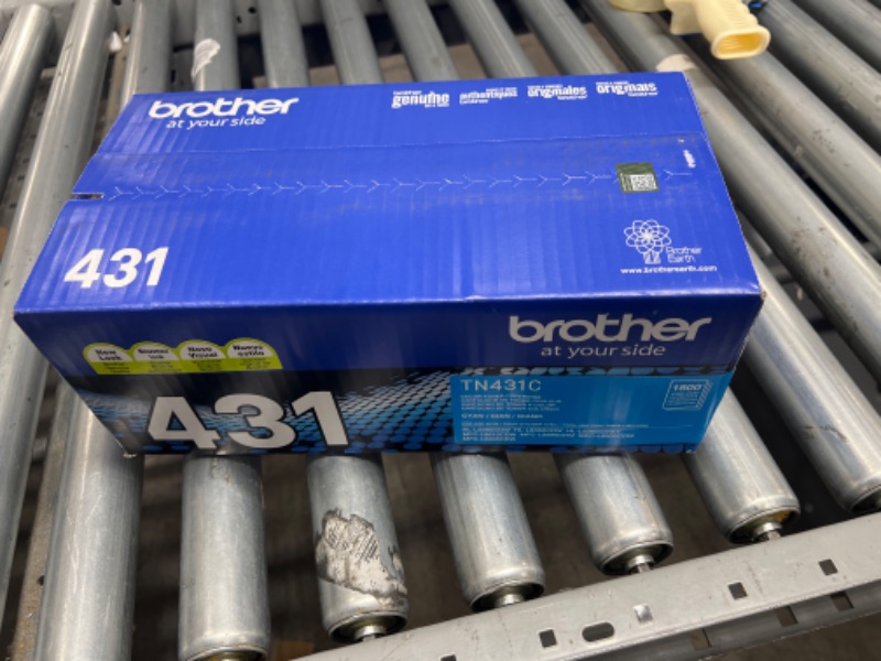 Photo 3 of Brother TN-431 Cyan Standard Yield Toner Cartridge (TN431C) FACTORY SEALED 