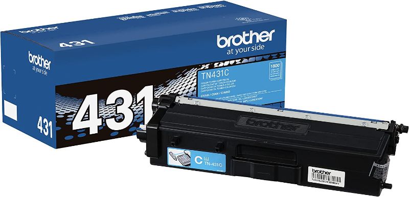 Photo 2 of Brother TN-431 Cyan Standard Yield Toner Cartridge (TN431C) FACTORY SEALED 