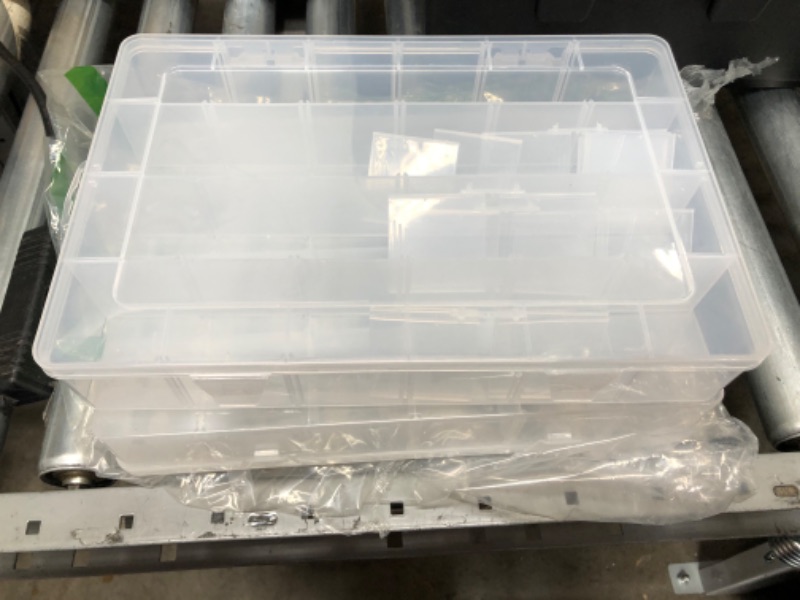 Photo 1 of 2 Pack of clear storage boxes