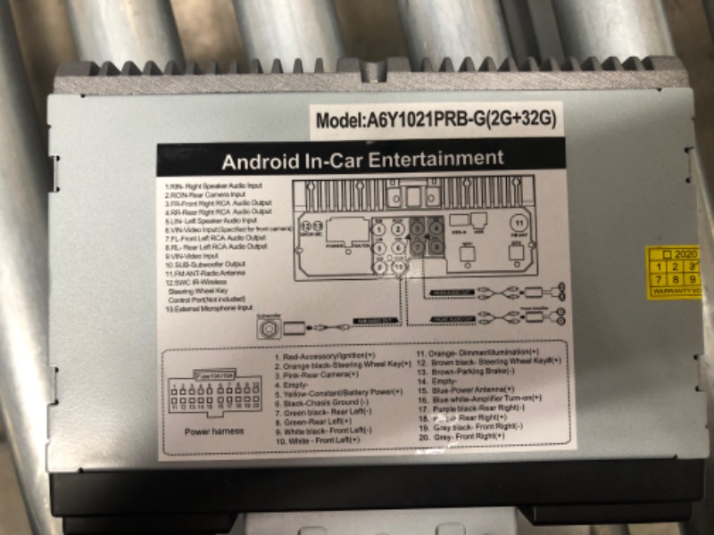 Photo 5 of ***PARTS ONLY*** [10inch] ATOTO A6 2 DIN Android Car Navigation Stereo - Dual Bluetooth & Phone Charge - Pro A6Y1021PRB-G