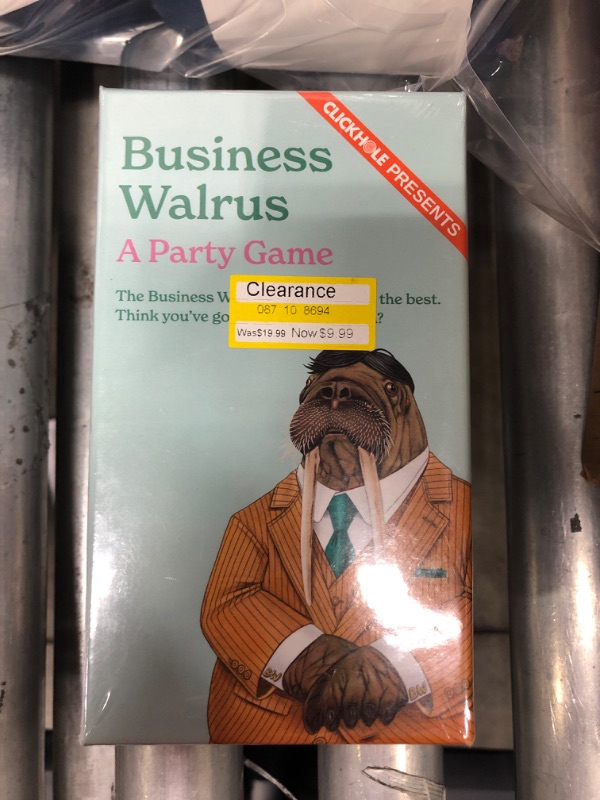 Photo 2 of Business Walrus: A Party Game by ClickHole • Published by Cards Against Humanity
