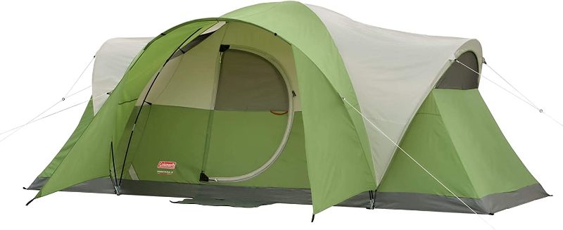 Photo 1 of (Used) Coleman 8-Person Tent for Camping | Montana Tent with Easy Setup, Green
