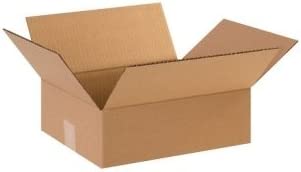 Photo 1 of 12 x 10 x 4 Flat Corrugated Boxes
