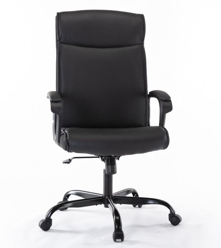 Photo 1 of SMUGDESK Leather Office Chair For Home Office Workstation Black