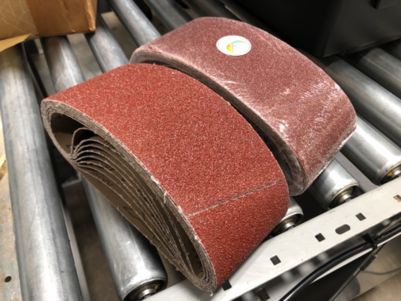 Photo 2 of 3" x 21" Aluminum Oxide Sanding Belts (KX167) (40-grit)
