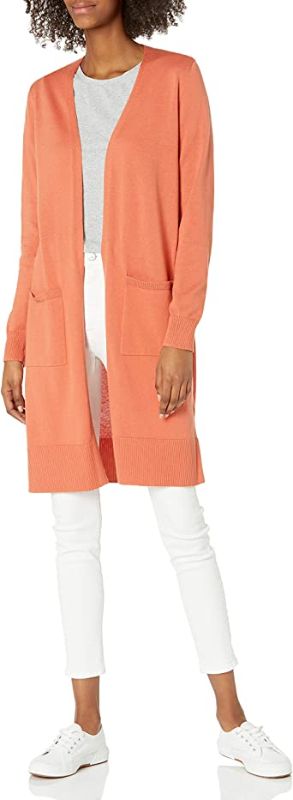 Photo 1 of Amazon Essentials Women's Lightweight Longer Length Cardigan Sweater (XXL)
