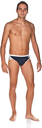 Photo 1 of Arena Men's Team Stripe MaxLife Brief Swimsuit
SIZE: 28