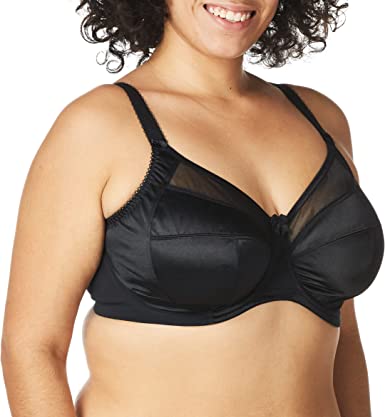 Photo 1 of GODDESS Women's Plus Size Keira Underwire Banded Bra, Black, 44J
