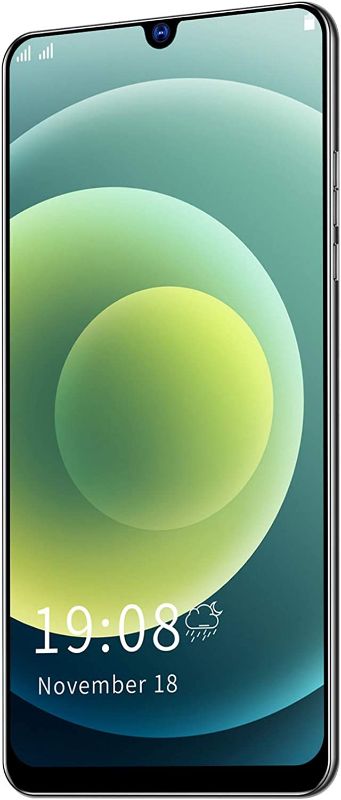 Photo 1 of Landvo IP12 Pro Android Smartphone Unlocked 6.26in Screen Face Recognition Dual Card Dual Standby Smartphone 128GB Storage + 8GB 36 Months Manufacturer Warranty [Amazon Exclusive](Black)
