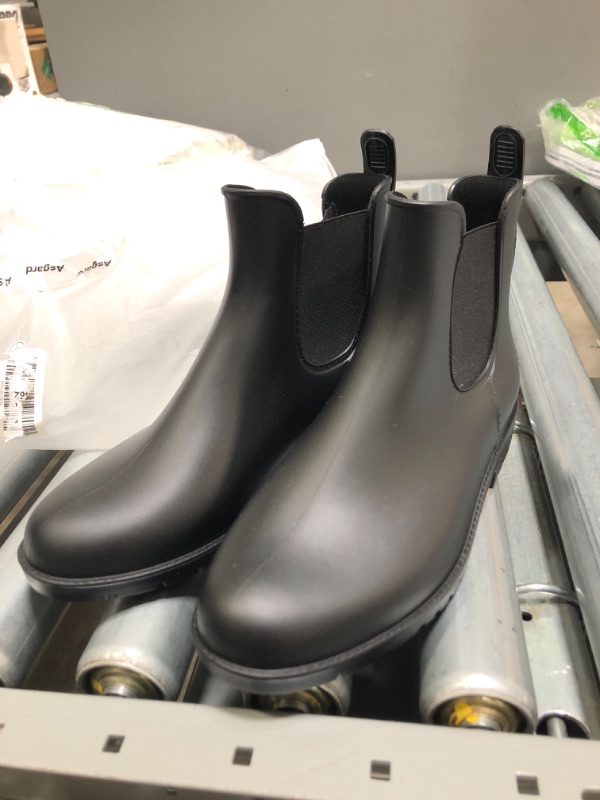 Photo 2 of Asgard Women's Ankle Rain Boots Waterproof Chelsea Boots (7)