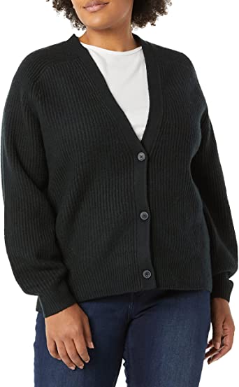 Photo 1 of Amazon Essentials Women's Soft Touch Ribbed Blouson Cardigan (M)
