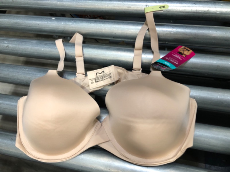 Photo 2 of Maidenform One Fab Fit Underwire Bra, Push-Up T-Shirt Bra, Modern Demi Bra, Lightly Padded Bra with Convertible Straps
(42B)