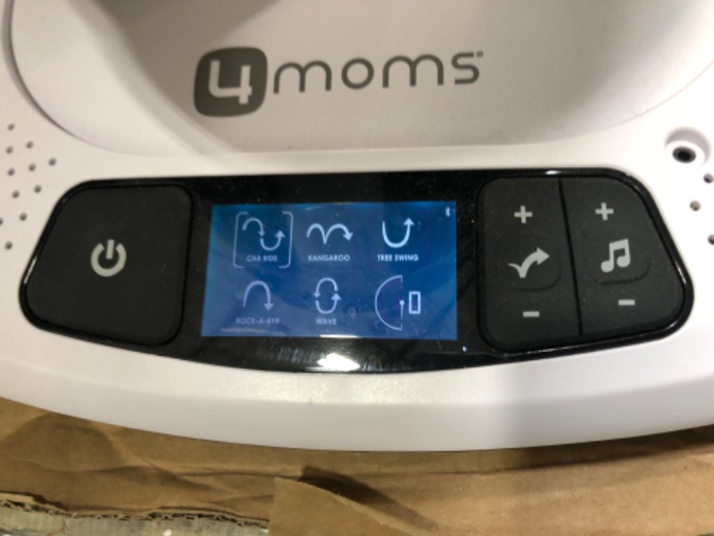 Photo 3 of 4moms mamaRoo Multi-Motion Baby Swing, Bluetooth Baby Swing with 5 Unique Motions, Grey
