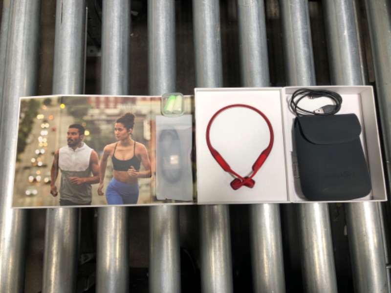 Photo 1 of AfterShokz Aeropex - Open-Ear Bluetooth Bone Conduction Sport Headphones - Sweat Resistant Wireless Earphones for Workouts and Running - Up to 8 Hours of Music and Calls - Built-in Mic
