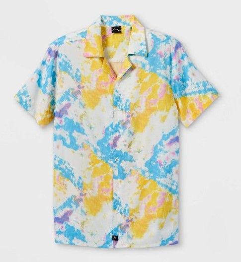 Photo 1 of Boys' Short Sleeve Button-Down Shirt - art class™ (XS)

