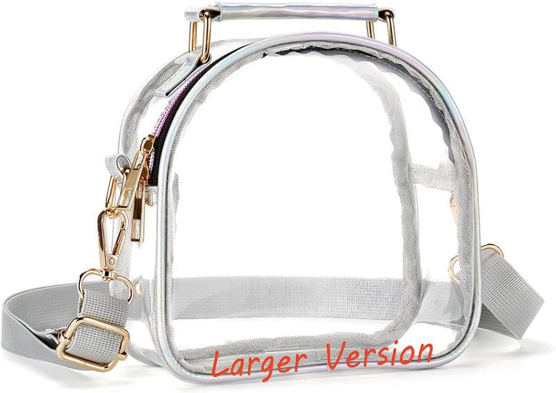 Photo 1 of Clear Purse for Women, Clear Bag Stadium Approved, See Through Clear Handbag AND CLEAR FANNY PACK 
