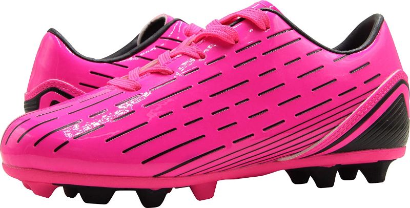 Photo 1 of BomKinta Kid's FG Soccer Shoes Arch-Support Athletic Outdoor Soccer Cleats SIZE 2 LITTLE KID
