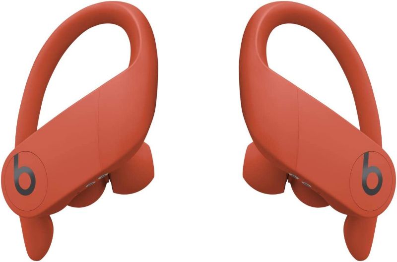 Photo 1 of Powerbeats Pro Wireless Earbuds - Apple H1 Headphone Chip, Class 1 Bluetooth Headphones, 9 Hours of Listening Time, Sweat Resistant, Built-in Microphone - Lava Red
